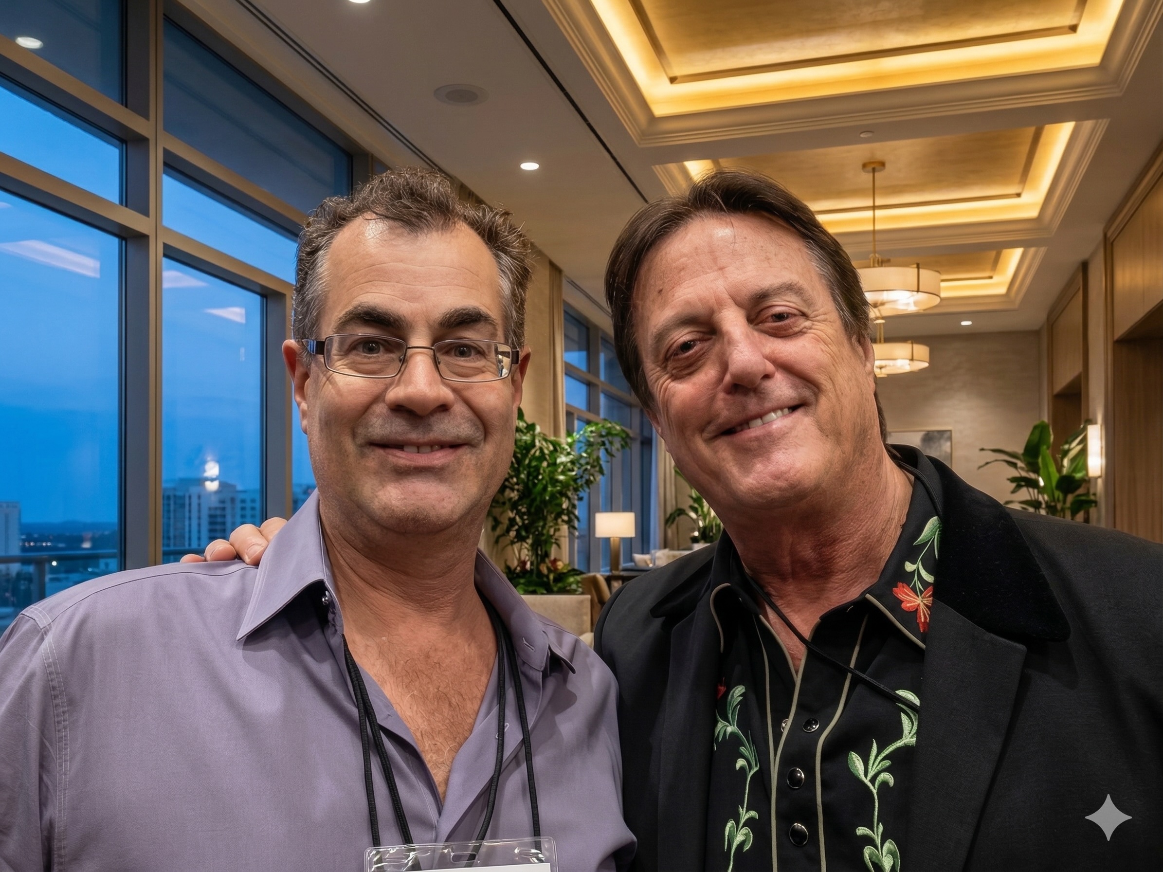 Phil and Prairie Prince at NAMM